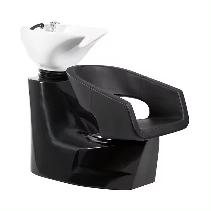 Lavacabezas con pica blanca y asiento ergonómico Modelo LBH Flipp - 1