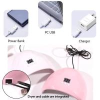LINTENDA Lámpara LED UV Profesional Para Uñas 36W Máquina De Fototerapia Para Secado De Esmalte De Uñas Equipo De Salón Secador De Lámpara De Gel Para Manicura Y Peluquería - details 2
