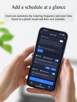 Controlador De Riego Inteligente Tuya WiFi Con Medidor De Flujo Integrado Y Energía Solar Sprinkler De Rociado Por Drip Sistema De Irrigación Automático Resistente Al Agua IP65 - details 4