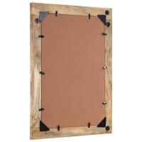 vidaXL Espejo de baño madera maciza de acacia y vidrio 50x70x2,5 cm - details 2