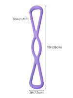 Banda De Resistencia De Látex Pesada Para Ejercicio Elasticidad Aumenta La Fuerza De Los Brazos Y La Salud Del Corazón Equipo De Gimnasia De Pilates Para Entrenamiento De Musculación Y Ejercicios De Yoga - details 2
