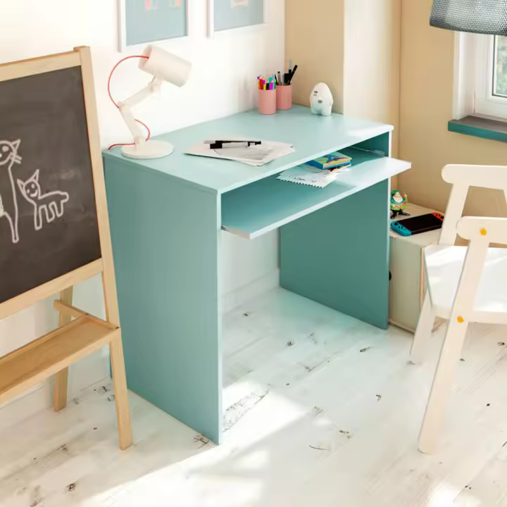 Mesa Ordenador Kids | Escritorio Juvenil para Despacho U Oficina - 1