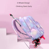 Mochila Escolar con Rueda para Niños, Bolsa de Libros para estudiantes, Bolsa de Escuela Primary, mochilas para Niños - details 24