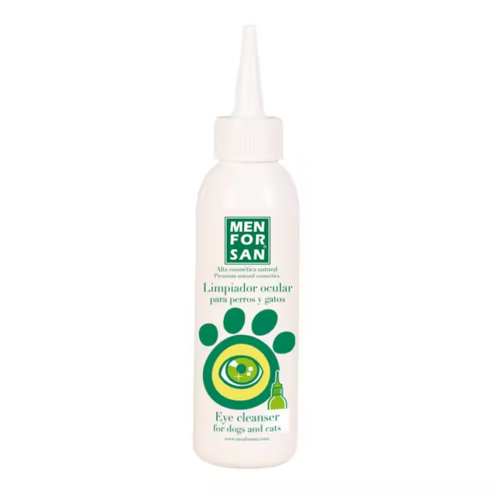 Limpiador externo ocular MENFORSAN 125 ml para perros Y GATOS - 1