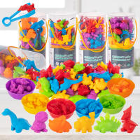 Juguetes Educativos Montessori De Aprendizaje Matemático Por Colores Y Conteo Con Juego De Bollos Pila Paireando Animal Para Niños De 3-12 Años - details 0