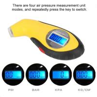 Medidor De Presión De Neumáticos Digital Para Coche Moto Camión Auto Con Pantalla LCD Tester De PSI Para Ruedas - details 7