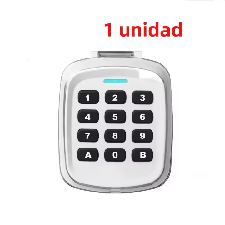 Keypad De Puerta De Garaje Inalámbrico Multi-Frecuencia 280-868MHz Código Fijo Y Rollo Control Remoto 5PCS Puerta Abierto - 1