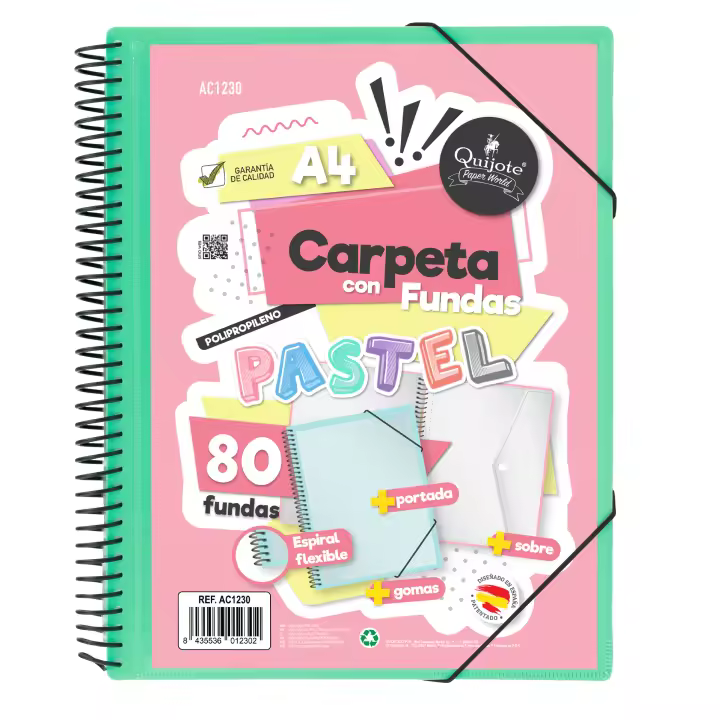 Carpeta Starplast con Fundas Espiral Flexible A4 - 1