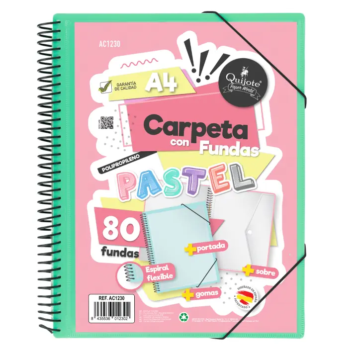 Carpeta Starplast con Fundas Espiral Flexible A4 - 1
