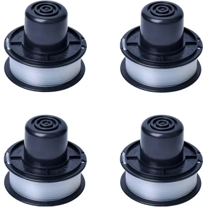 Carrete e hilo para desbrozadora de césped compatible con Black+Decker, reemplaza los carretes GL250, GL310 y GL360 (paquete de 4) - 1