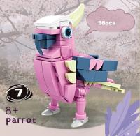 Bloques De Construcción Creativos Figuras De Animales Aves Cerdos Papagayos Gansos Modelos Educativos Cognitivos Para Niños - details 14