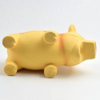 Juguete De Masticar Para Perros 1PC Látex Sonido De Cerdo Divertido Para Entrenamiento De Masticación Y Limpieza De Dientes Para Cachorros Tamaño 16*7CM Colores Rosa Blanco Amarillo - details 9