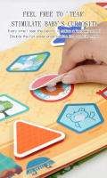 Libro De Actividades Para Niños Con Pegatinas Montessori Juguete Educativo Temprano Para Bebés Y Niños Pequeños Juego De Rompecabezas De Tablero De Aprendizaje - details 5
