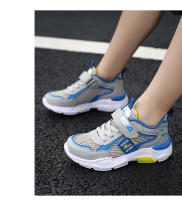 Zapatillas De Correr Casuales Para Niños Y Niñas Transpirables Malla Cómodas Suaves Zapatos Deportivos Con Suela EVA Para Verano Tamanho 28-40 - details 9