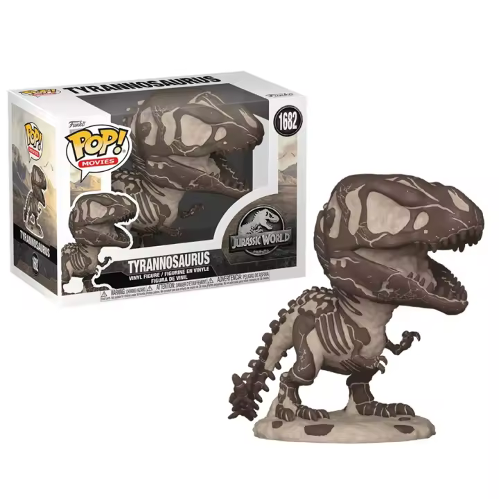 FUNKO POP! JURASSIC WORLD – TYRANNOSAURUS REX (FÓSIL), 80225, Nº1682, PRODUCTO CON LICENCIA OFICIAL - 1