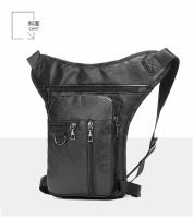 Bolsa De Pierna En Cuero PU Para Motocicleta Bolsa De Cintura Para Viaje Turismo Ciclismo Unisex Negro Marrón - details 5