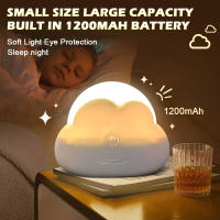 Luz Nocturna De Nube Creativa Blanca Y Azul Para Dormitorio Y Niños Luz LED Mini USB Sin Cable Forma De Nube Adorable Regalo Original Con Batería Incluida - details 3