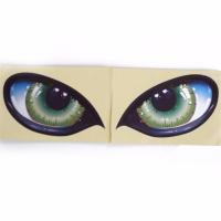 2Pcs Pegatinas De Coche 3D Estéreo Reflector Ojos De Gato Creativo Pegatina Universal Para Espejo Retrovisor Adhesivo Para Coche - details 6