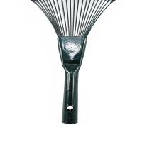 Rake De Jardín Con 22 Dientes Herramienta Agrícola Sin Mango Verde O Negro Acero De Carbono Alta Herramienta Para Rascar Y Recoger Hojas - details 1