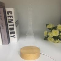 Lámpara 3D De Madera Eiffel Tower Con Luz LED Cambia De Color Decoración Para El Dormitorio De Los Niños Regalo Para Cumpleaños - details 1