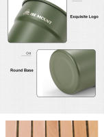 Vaso De Acero Inoxidable Para Camping Y Viajes 300ml Plegable Y Stackable Para Cerveza Vino Té Café Leche Uso Interior Y Exterior - details 7