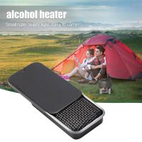 Estufa De Camping Mini De Acero Inoxidable Portátil Y Ligera Para Combustible Liquido Alcohol Estufa De Cera Sólida Para Cocina Al Aire Libre - details 1