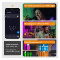 Tira De LED RGB Inteligente WiFi USB RF/Tuya Zigbee Para TV Compatible Con Alexa Y Google Iluminación Smart Home Para Sala De Estar - details 3