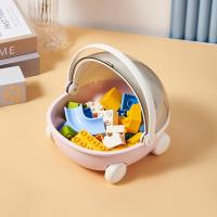 Caja De Almacenamiento Para Escritorio En Forma De Cuna Luminosa Y Resistente a La Polvo Para Juguetes Pequeños Y Snacks Caja De Pedidos De Bloques De Construcción - details 3