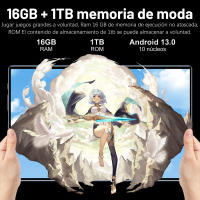 Tableta de 10,1 pulgadas Android 13 14 procesadores de núcleo 16GB Ram 1TB ROM WiFi Bluetooth 128GB Extendido IPS Pantalla Full HD 20000mAh - details 8