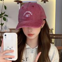 Gorro De Béisbol Gris Para Hombres Y Mujeres Protección Solar Transpirable Suave Con Bordado Coreano Estilo Retro Tendencia Lavado Marca Gorro De Deporte Ajustable - details 1