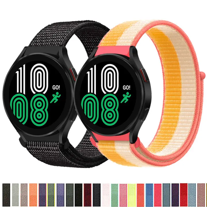 Correa De Nylon Para Galaxy Watch 4 Classic 46mm 42mm Active 2 3 Samsung Gear S3 Frontier Huawei GT 2 3 pro 20mm 22mm Compatible Con Amazfit Bip GTS GT2e - 1