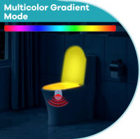Luces LED RGB Para Inodoro Impermeables Lámpara De Baño Con Sensor De Movimiento PIR 16 Colores Luz Atmosférica Colorida Para Ambiente - details 5