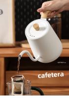 Hervidor Eléctrico De 800ml Con Cuello De Ganso Y Control De Temperatura Tetera Inteligente Para Café Rápida Calentamiento 1000W 110V/220V - details 15