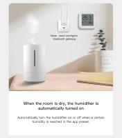 Sensor De Temperatura Y Humedad Mini Con Pantalla LCD Compatible Con APP Bluetooth Control Remoto Termómetro Y Higrómetro Tuya - details 12