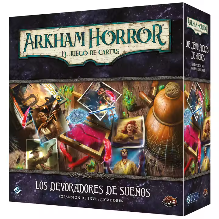 AH LCG: los devoradores de sueños expansión investigadores Castellano Arkham Horror el juego de cartas Fantasy Flight Games - 1