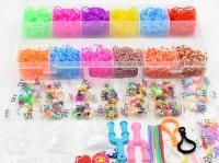 Set De 1800 Piezas De Banda Elástica De Goma Colorida Para Niñas Herramienta De Tejido Para Pulseras Kit De Juguete Educativo Para Niños De 7 a 10 Años - details 7