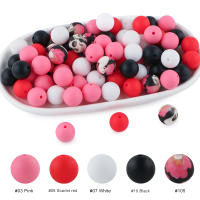 Kit De 20 Piezas De Bolas De Silicona Redondas De 15MM Para Fabricación De Joyería DIY Correas De Llavero Pulseras Collares Accesorios - details 14