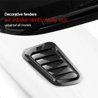2PCS Adornos De Fibra De Carbono Para Maletero De Coche Decoración De Flujo De Aire De Adhesivos Para Ventosa Del Maletero Accesorios Para Coches - details 0