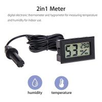 Termómetro Y Higrómetro Digital Mini LCD Precisión Alta Para El Hogar Incubador Acuario Medidor De Humedad Y Temperatura 1PC - details 1