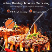 Termómetro De Carne Digital Para Cocina Resistente Al Agua Con Prola Medidor De Temperatura Para Horno BBQ Y Cocina - details 4