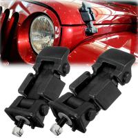 Cerradura De Motor Para Coche Negro Cubierta De Catch De Maletero Accesorios Exteriores De ABS Para Jeep Wrangler TJ 1997-2006 - details 0