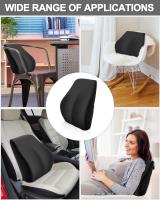Cojín lumbar para Coche, soporte lumbar para Coche fabricado en espuma viscoelástico, cojín lumbar ergonómico para coche - details 0