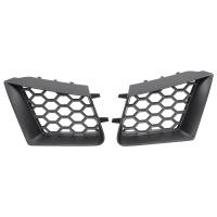 2pcs Grill Superior De Parachoques Delantero Matizado Negro Reemplazo Para Seat Ibiza Cordoba 6L 2002-2009 Instalación En Posiciones Frontales Izquierda Y Derecha - details 0