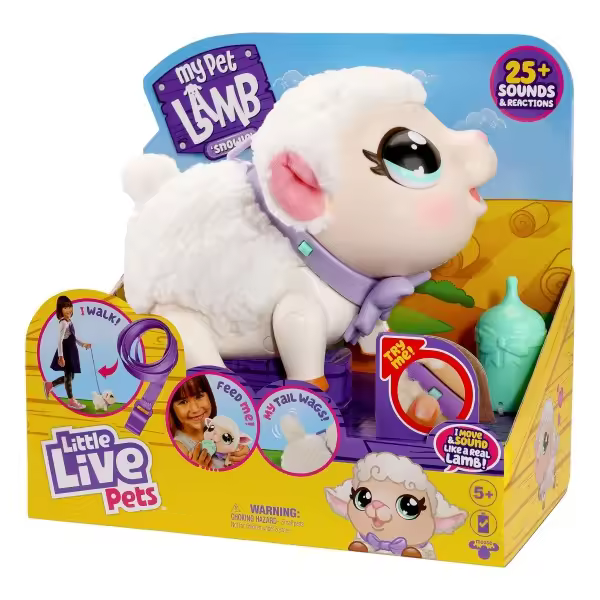 Little Live Pets Mi mascota Cordero Snowie - 1