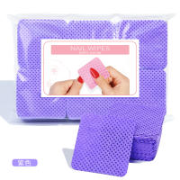 300/600pcs Algodón Eliminador De Esmalte De Uñas Desposables Pads De Limpieza Para Belleza Salón De Uñas Herramientas De Arte De Uñas - details 2