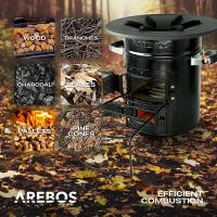 AREBOS Horno Rocket incl. Sartén grill Barbacoa Estufa Rocket Estufa de camping - details 21