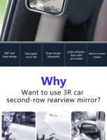Espejo Auxiliar De Retrovisor Para Coche SEAMETAL Amplio Ángulo Ajustable Observación Del Salón Del Auto Espejo De Salida - details 1