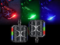 Pedal De Bicicleta BOLANY 7.0 De Aluminio Con Luz LED Ajustable Antideslizante Para MTB Con 2 Rodamientos Pedal Hueco Ultraligero Para Mountain Bikes - details 7