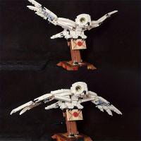 Bloques De Construcción De Búho Hedwig Del Mundo Mágico Disney MINISO Modelo De Animal Para Niños Y Adultos Regalo De Cumpleaños - details 2