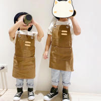 Delantal De Lona Para Niños Delantal De Cocina Y Pintura Delantal Infantil Para Bebés Smock De Cocina Y Comedor - details 0